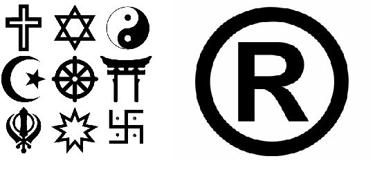 Can religious symbols be granted trademark protection