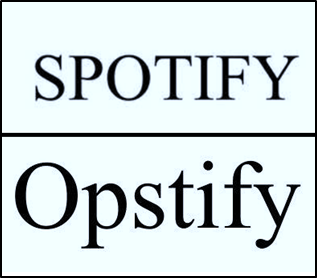 Spotify opposes trademark Opstify