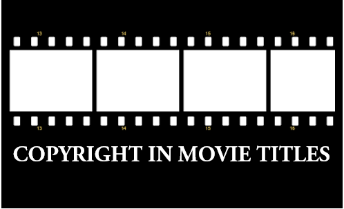 Copyright in movie titles